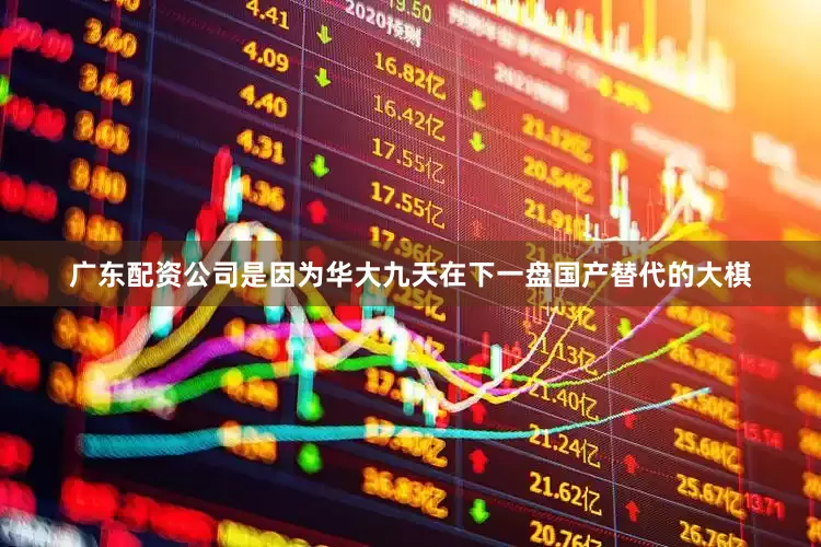 广东配资公司是因为华大九天在下一盘国产替代的大棋