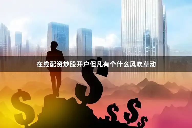 在线配资炒股开户但凡有个什么风吹草动
