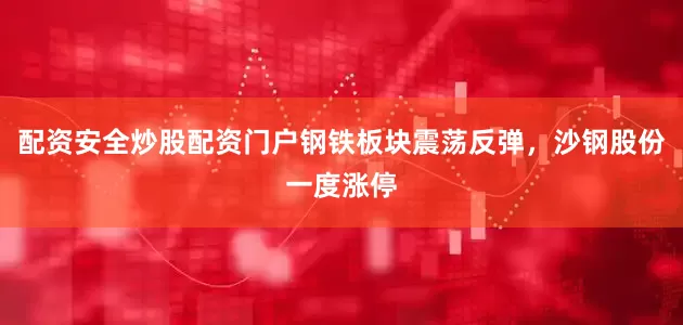 配资安全炒股配资门户钢铁板块震荡反弹，沙钢股份一度涨停