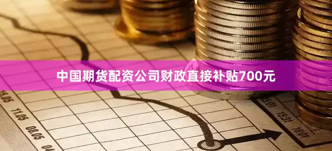 中国期货配资公司财政直接补贴700元